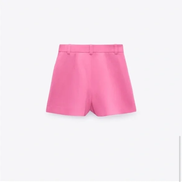 Zara Barbie Pink High Waisted Shorts XS - Picture 4 of 14